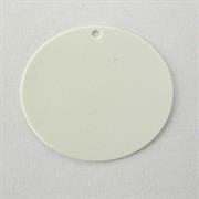 MOT.PAILL.N.34(140) TONDO 25MM BIANCO OPALINO FORO LATERALE PVC
