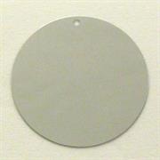 MOT.PAILL.N.34 TONDO 25MM ARGENTO FORO LATERALE