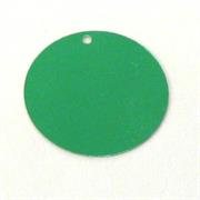 MOT.PAILL.N.34 TONDO 25MM VERDE MET.FORO LATERALE