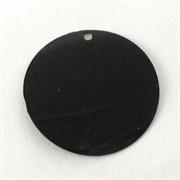 MOT.PAILL.N.34(140) TONDO 25MM NERO FORO LATERALE (9919) PVC
