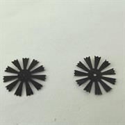 MOT.PAILL.N.38 GAROFANO 16MM NERO