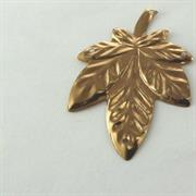 MOT.PAILL.N.45 FOGLIA 43x30MM BRONZO