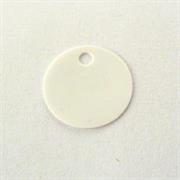 MOT.PAILL.N.66(11) TONDO 14MM BIANCO OPALINO FORO LATERALE PVC