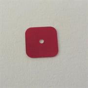 MOT.PAILL.N.93 QUADRATO 7x7MM ROSSO LUSTRE