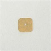 MOT.PAILL.N.93 QUADRATO 7x7MM ORO SATINATO
