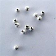 PERLA DIAMANTATA PUNTINATA 4MM GALV.ARGENTO NIKEL FREE IN RAME