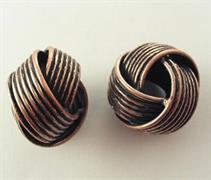 SFERA NODO RAME 22x16MM IN METALLO (CF68)
