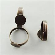 BASE ANELLO PIATTO 10MM GALV.RAME NICHEL FREE IN RAME