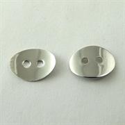 BOTTONE OVALE 11x14MM GALV.NICHEL NICHEL FREE