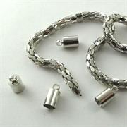 TERMINALE PER CATENA TUBOLARE 5MM GALV.NICHEL NICHEL FREE