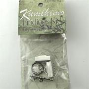 CHIUSURA A T E CAPOCORDA DENTI 20-16MM GALV.ARGENTO N.F.(2600252-01)