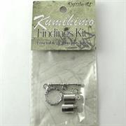 CHIUSURA A T E CAPOCORDA TONDO 20-7MM GALV.ARGENTO N.F.(2600251-01)