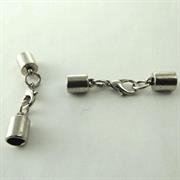 CHIUSURA COMPLETA TUBOLARE INCOLLO 6x38(INT.5)MM GALV.NICHEL N.FREE