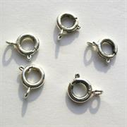 CHIUSURA MOSCH.TONDO 7MM GALV.NICHEL-NICHEL FREE