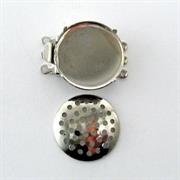 CHIUSURA C/SETACCIO 3 FILI 20x26MM GALV.NICHEL NICHEL FREE 0589-04NK