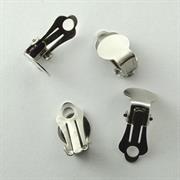 CLIPS C/SUPPORTO PIATTO TONDO MM10 GALV.NICHEL