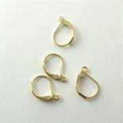 MONACHELLA CHIUSA 13MM GALV.ORO NICHEL FREE GANCIO FRANCESE (RAME)