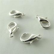 CHIUSURA MOSCHETTONE MM16 GALV.ARGENTO NICHEL FREE (LEGA)