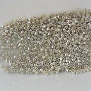 DELICA MIYUKI 11/0 GALVANICA ARGENTO 1,6MM (80677)