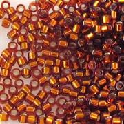 DELICA MIYUKI 11/0 TOPAZIO BRUCIATO SILVERLINE 1,6MM (80896)