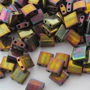 TILA MIYUKI 5x5x1,9MM BRONZO PAVONE AB (82461)