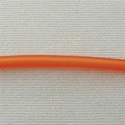 TUBOLARE ARANCIONE TRASP.SATINATO 4MM IN PVC (415S)
