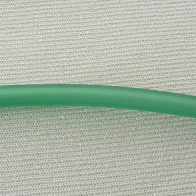 TUBOLARE VERDE TRASP.SATINATO 4MM IN PVC (442S)