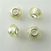 PERLE JONQUILLE AB 14x9MM VETRO FACC. STILE PANDORA