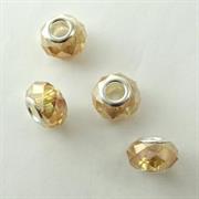 PERLE LT.COLORADO TOPAZ AB 14x9MM VETRO FACC. STILE PANDORA