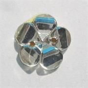 PIETRE VETRO FIORE 13MM CRISTALLO 101