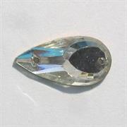 PIETRE VETRO GOCCIA 18X8MM CRISTALLO 101