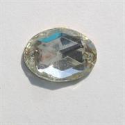 PIETRE VETRO OVALE 14X10MM CRISTALLO 101