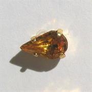 GOCCIA C/CAST.10X6MM TOPAZIO