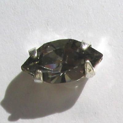NAVETTA C/CAST.10X5MM BLACK DIAMOND