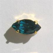 NAVETTA C/CAST.10X5MM BLU ZIRCONE