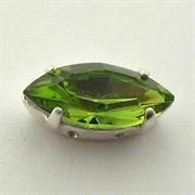 NAVETTA C/CAST.10X5MM OLIVINE