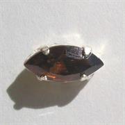 NAVETTA C/CAST.15X7MM TOPAZIO BRUCIATO