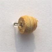 PERLE LEGNO 4MM GREZZO NATURALE